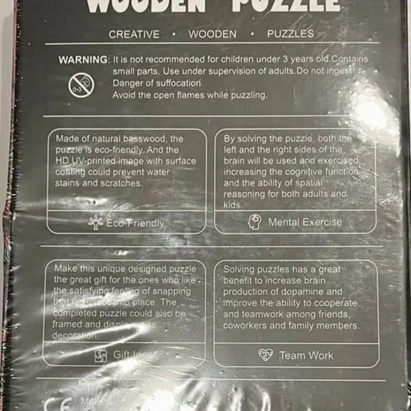 3D Wooden Puzzles set of 3 - Picture 2 of 5